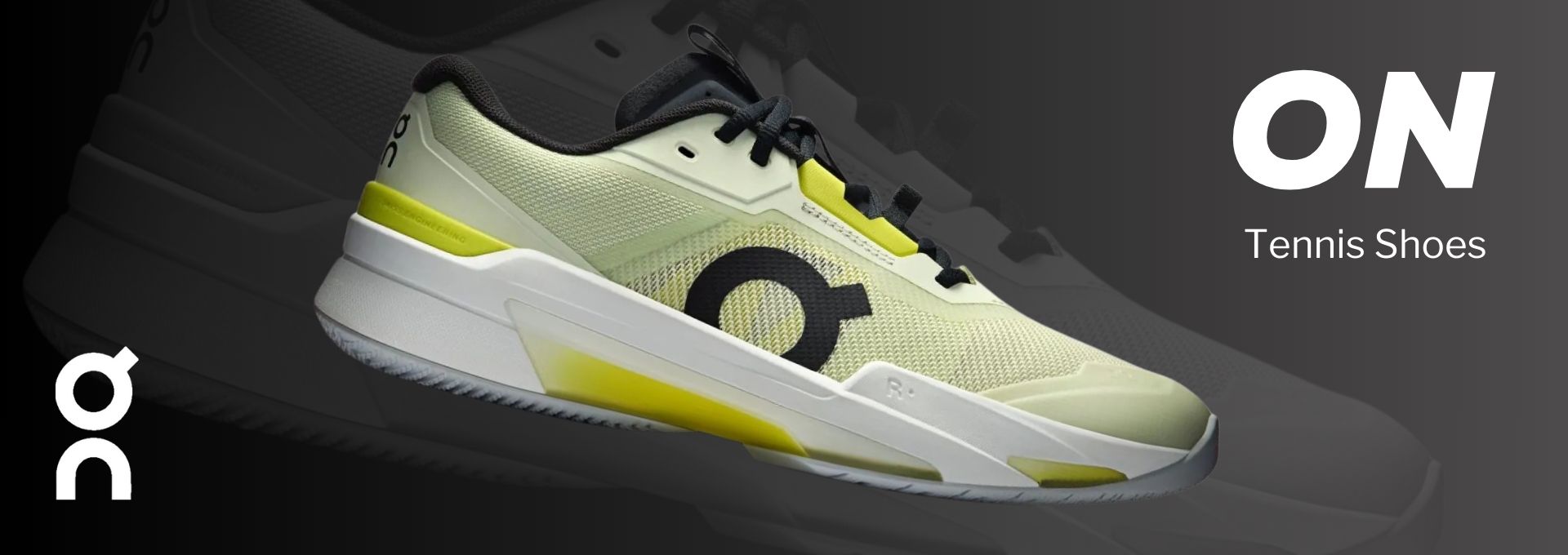 On tennis shoes