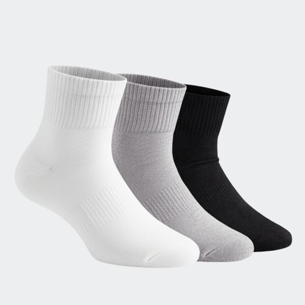 Benation Quarter Half Terry Socks x 3