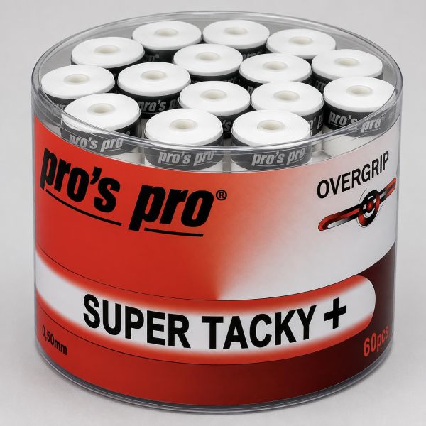 Pros Pro Super Tacky Plus Tennis Overgrips x 60 G200b