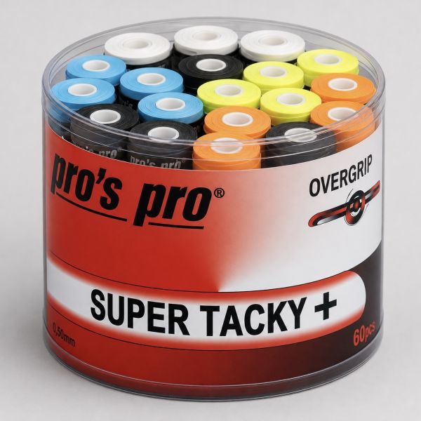 Pros Pro Super Tacky Plus Tennis Overgrips x 60