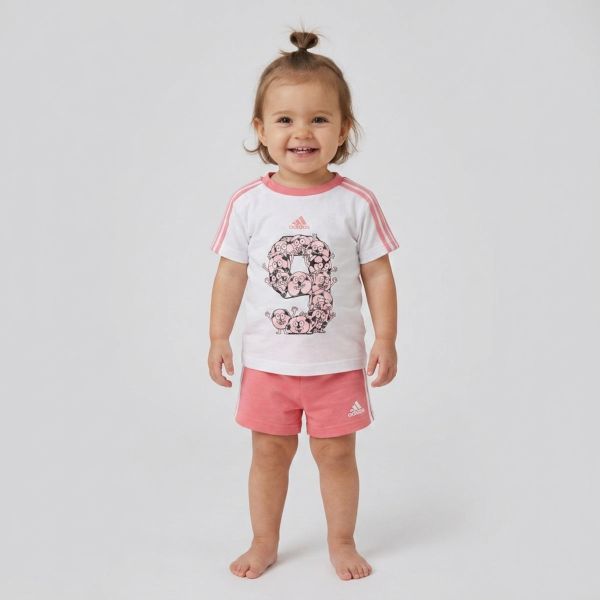 adidas Infant Lil 3-Stripes Summer Set GM8968