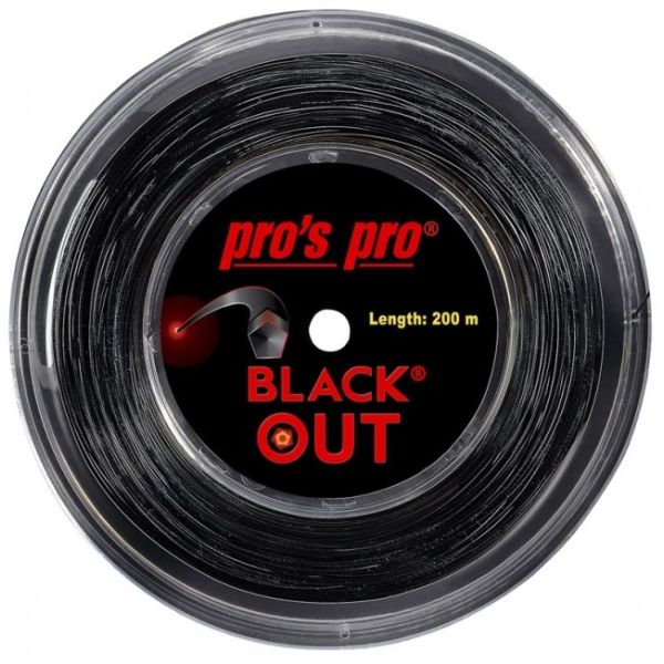 Pros Pro Blackout Tennis String (1.24mm, 12m) Pleksimo