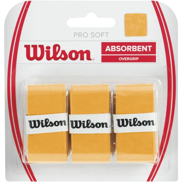 Wilson Pro Soft Overgrips-Gold
