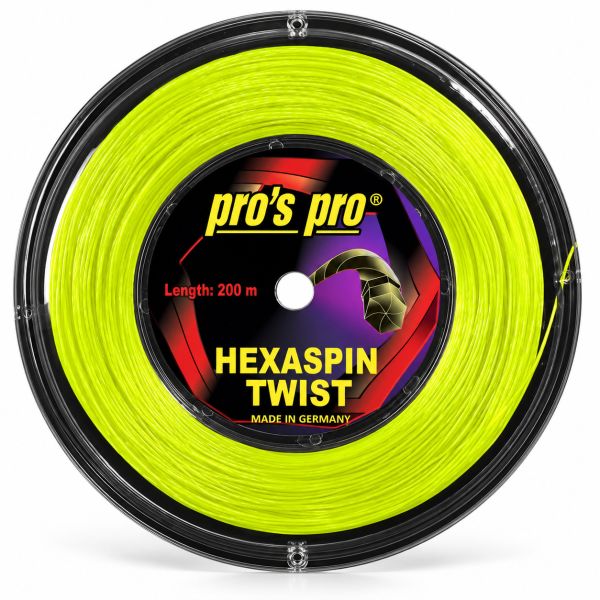 Pros Pro Hexaspin Twist Tennis String (1.25mm - 200m)